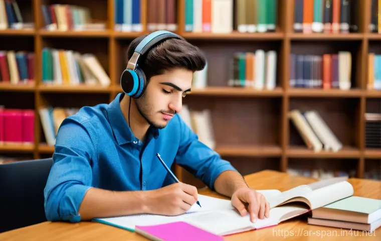 스페인어권 대학 입학 조건 - **Prompt 1: Focused Language Learner**
    "A bright, highly detailed, and realistic photograph of a...